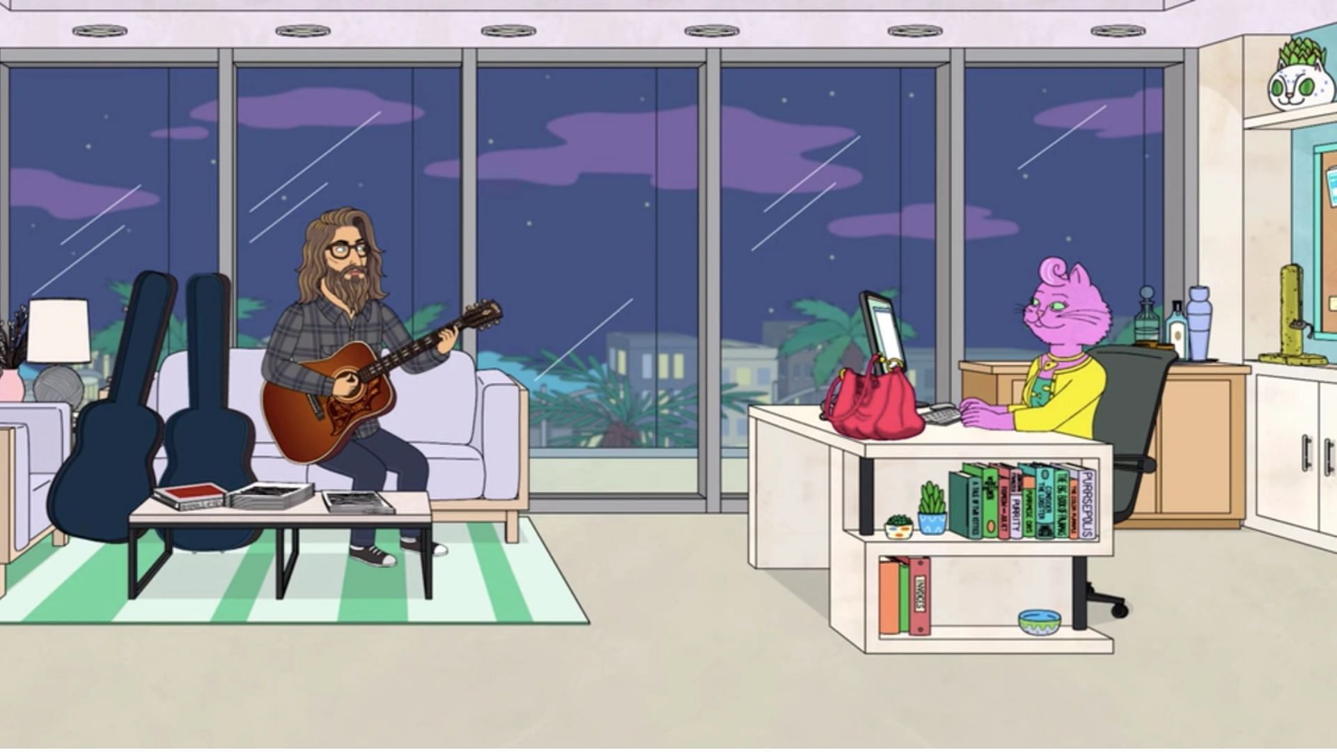 Stills from the finale of BoJack Horseman (Image via Netflix)